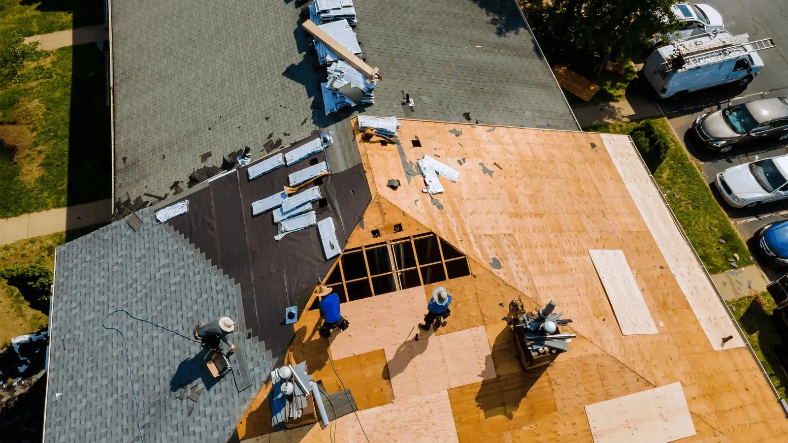 Roofing Installation — Underlayment & Shingle Install