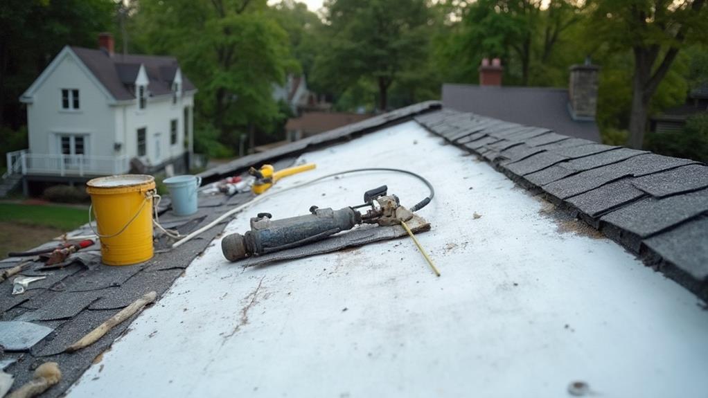 flat roof repair tips