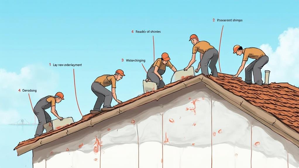 roof replacement process explained