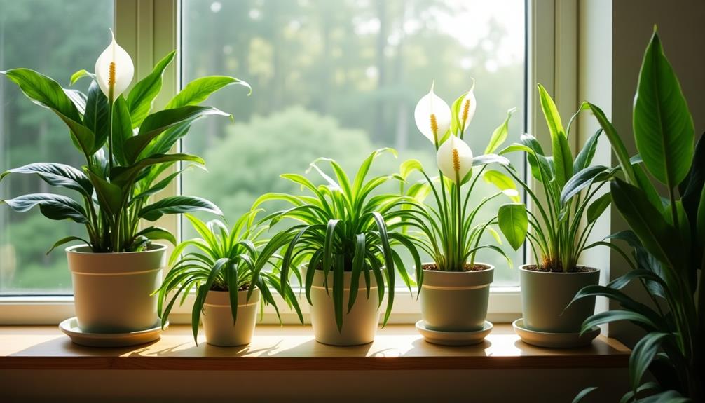 air purifying houseplants selection