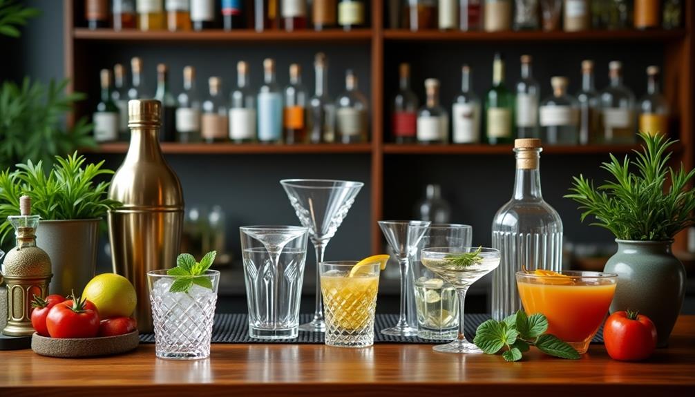 cocktail essentials and accessories