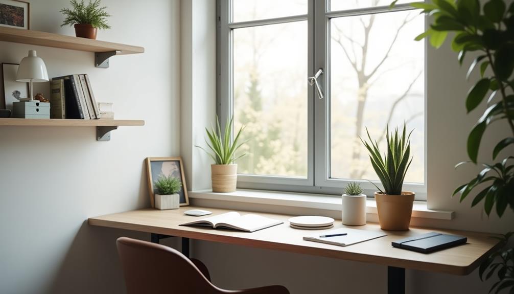 compact wall mounted desk