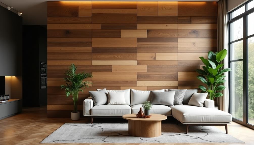 decorative textured wood panels