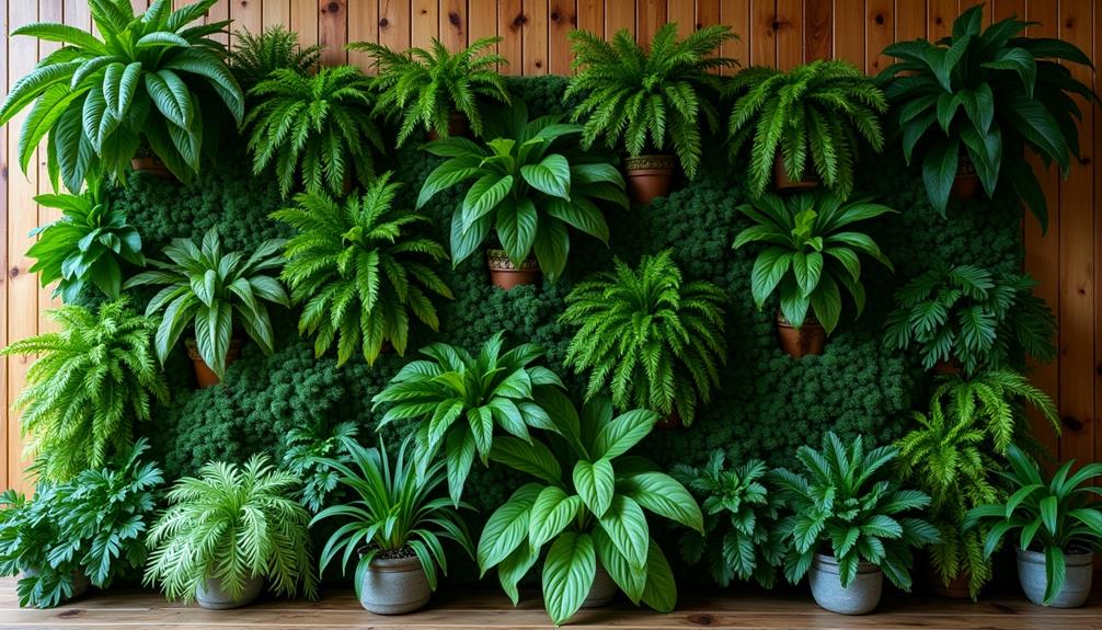 easy care plant wall