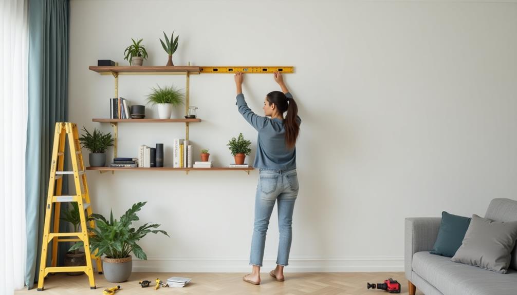 floating shelves installation guide