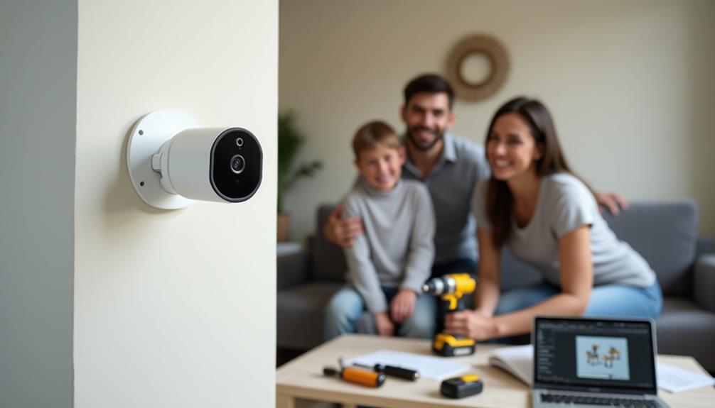 home security camera installation