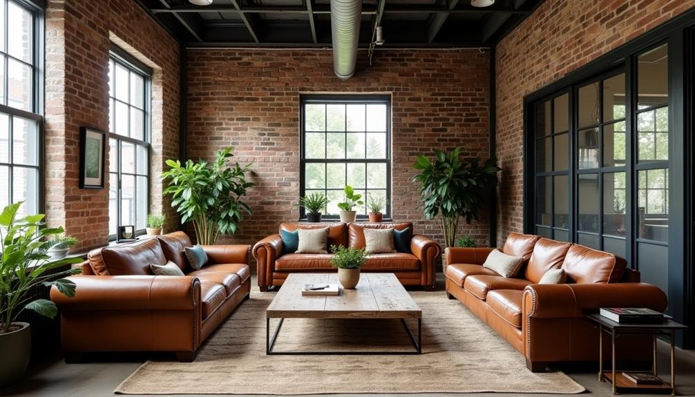 industrial style living room design