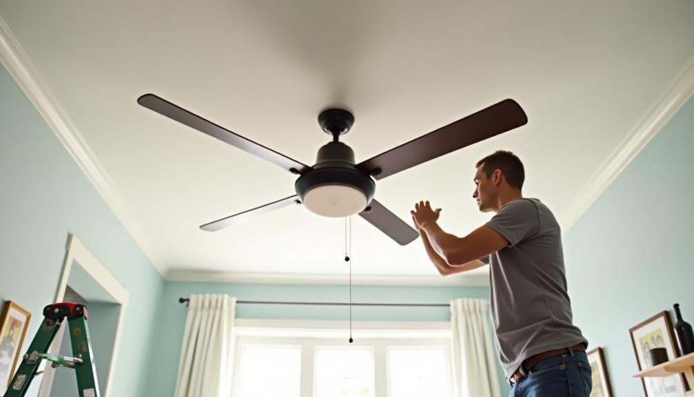 install ceiling fan easily