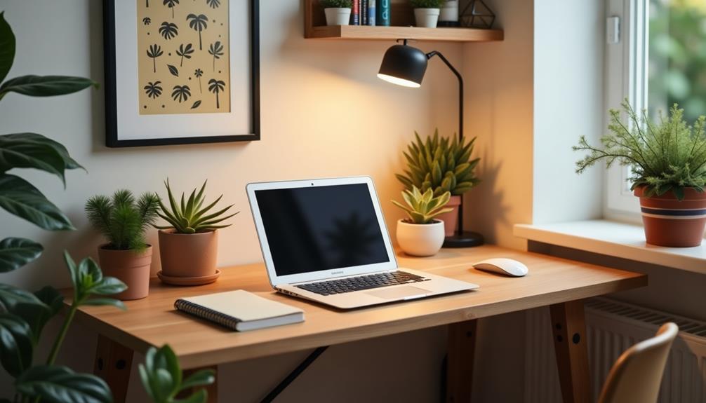 maximizing small desk spaces