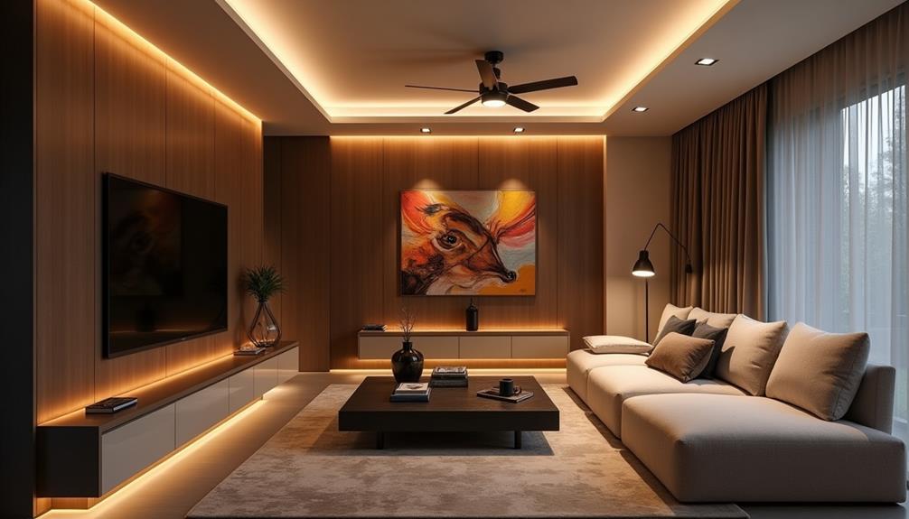 modernize home with led lighting