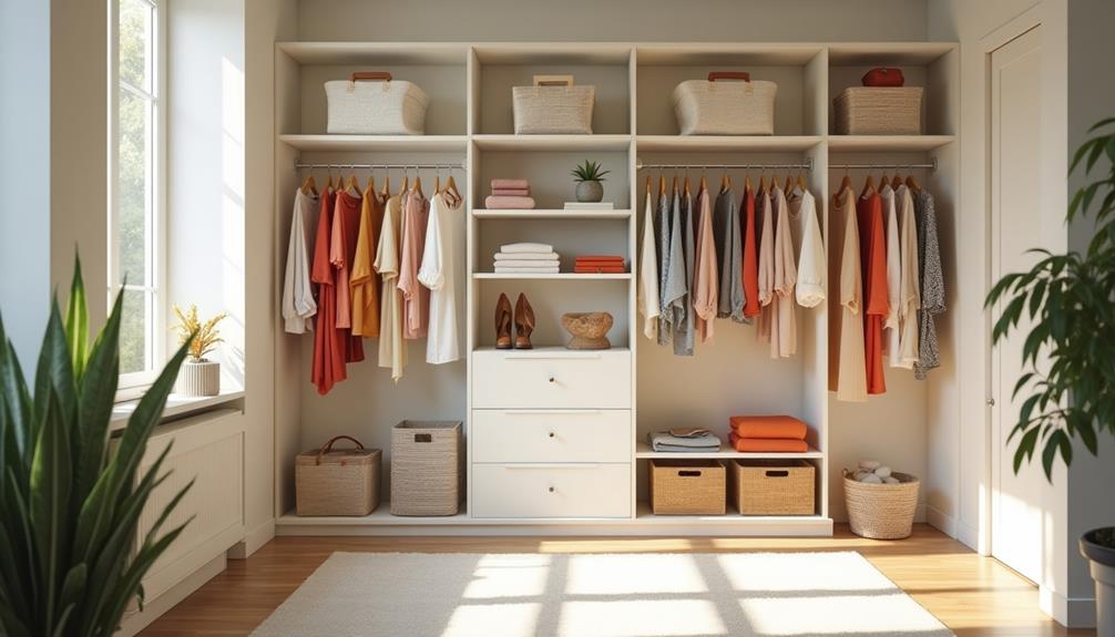 organize your closet efficiently