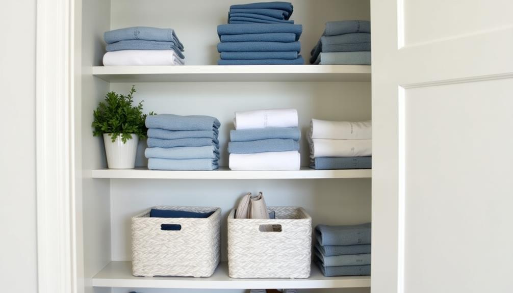 organize your linen collection