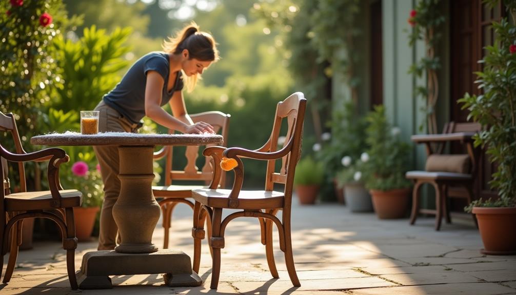 outdoor furniture cleaning tips