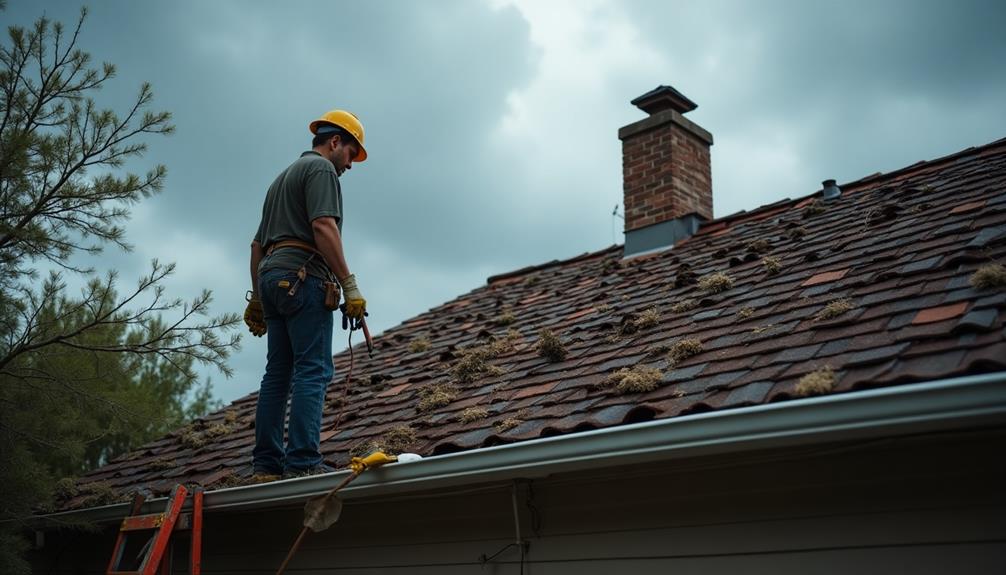 repairing wind damaged roofs