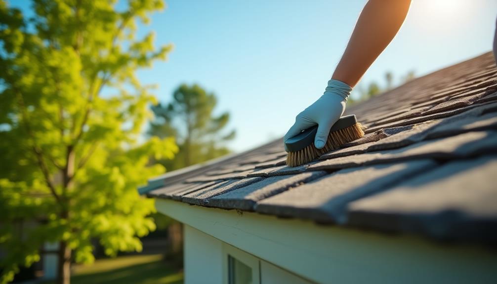 safe roof shingle cleaning