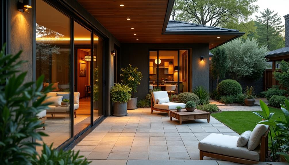 seamless indoor outdoor connection