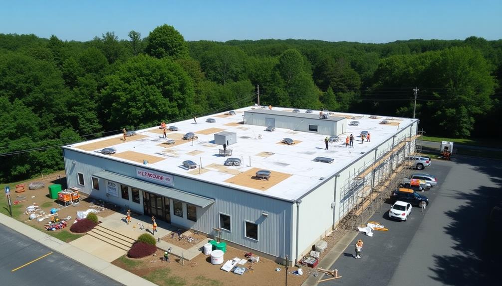 commercial township roof replacement