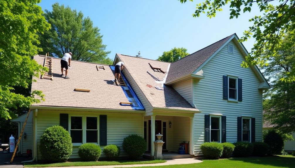 monroe township roof replacement